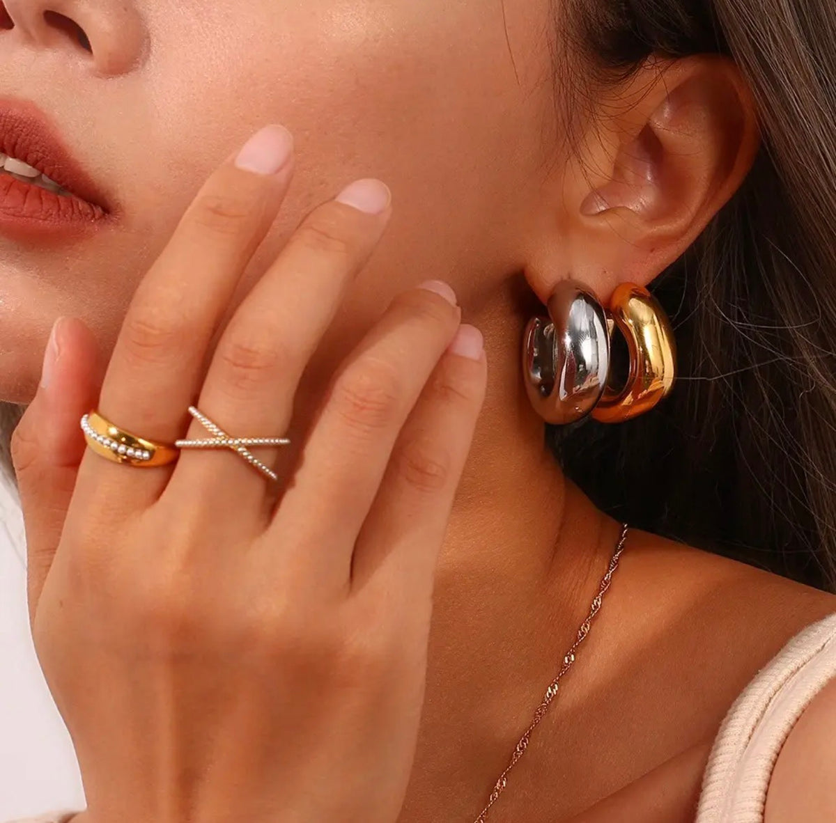 Haley Hoop Earrings
