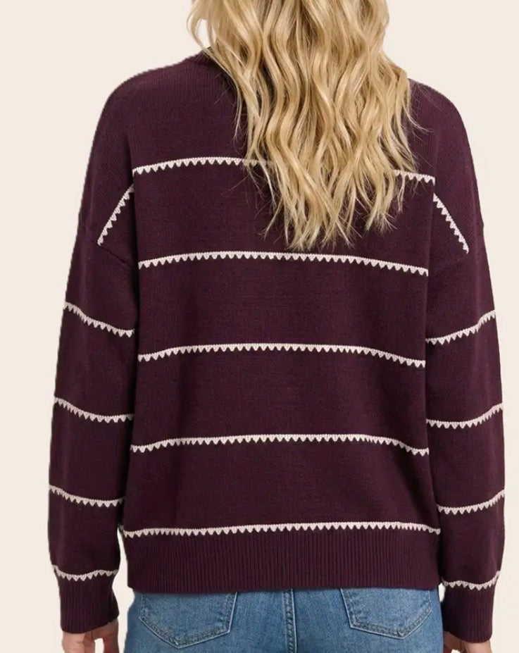 Plum Perfect Sweater
