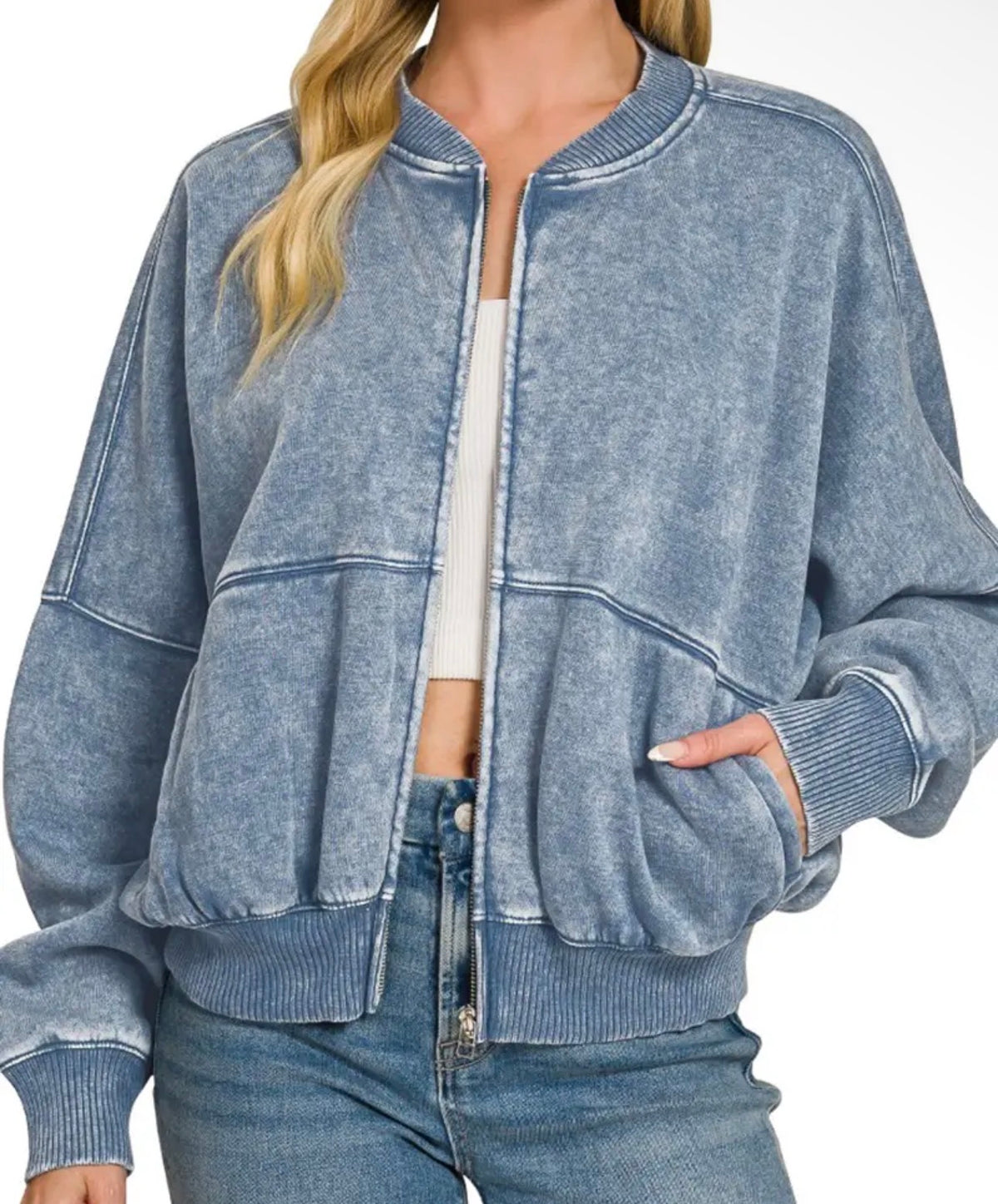 Dusted Denim Jacket