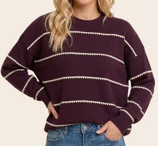 Plum Perfect Sweater