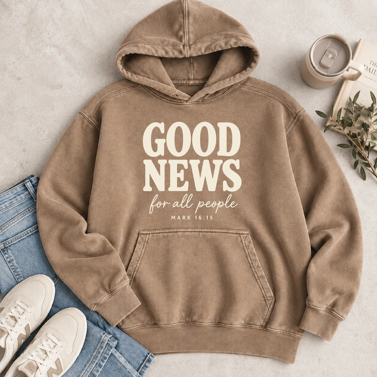 Good News Vintage Wash Hoodie | Pre-Order