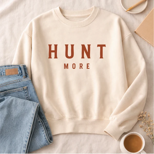 Hunt More Crewneck | Pre-Order