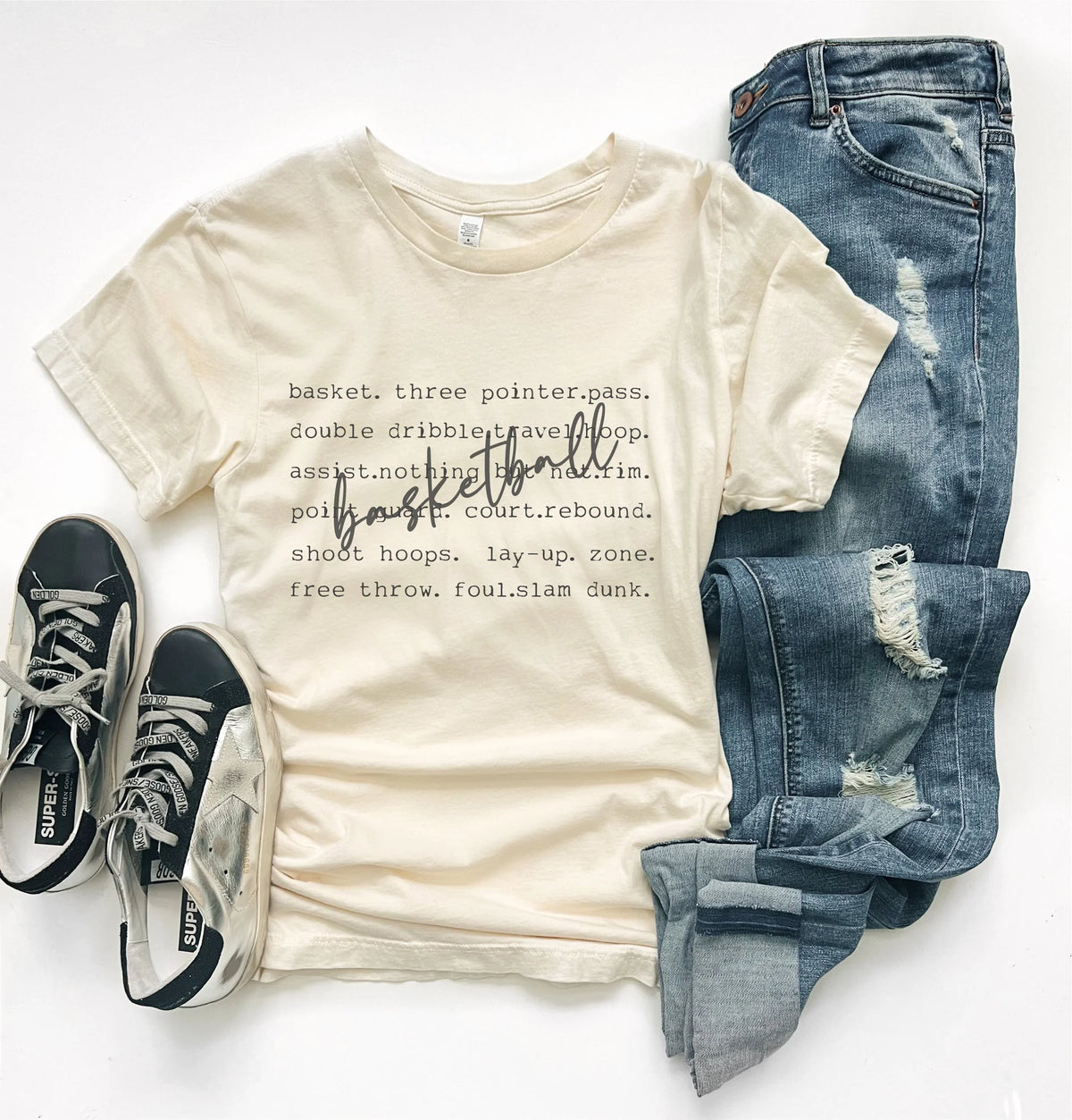 Basketball Words Tee | Pre-Order