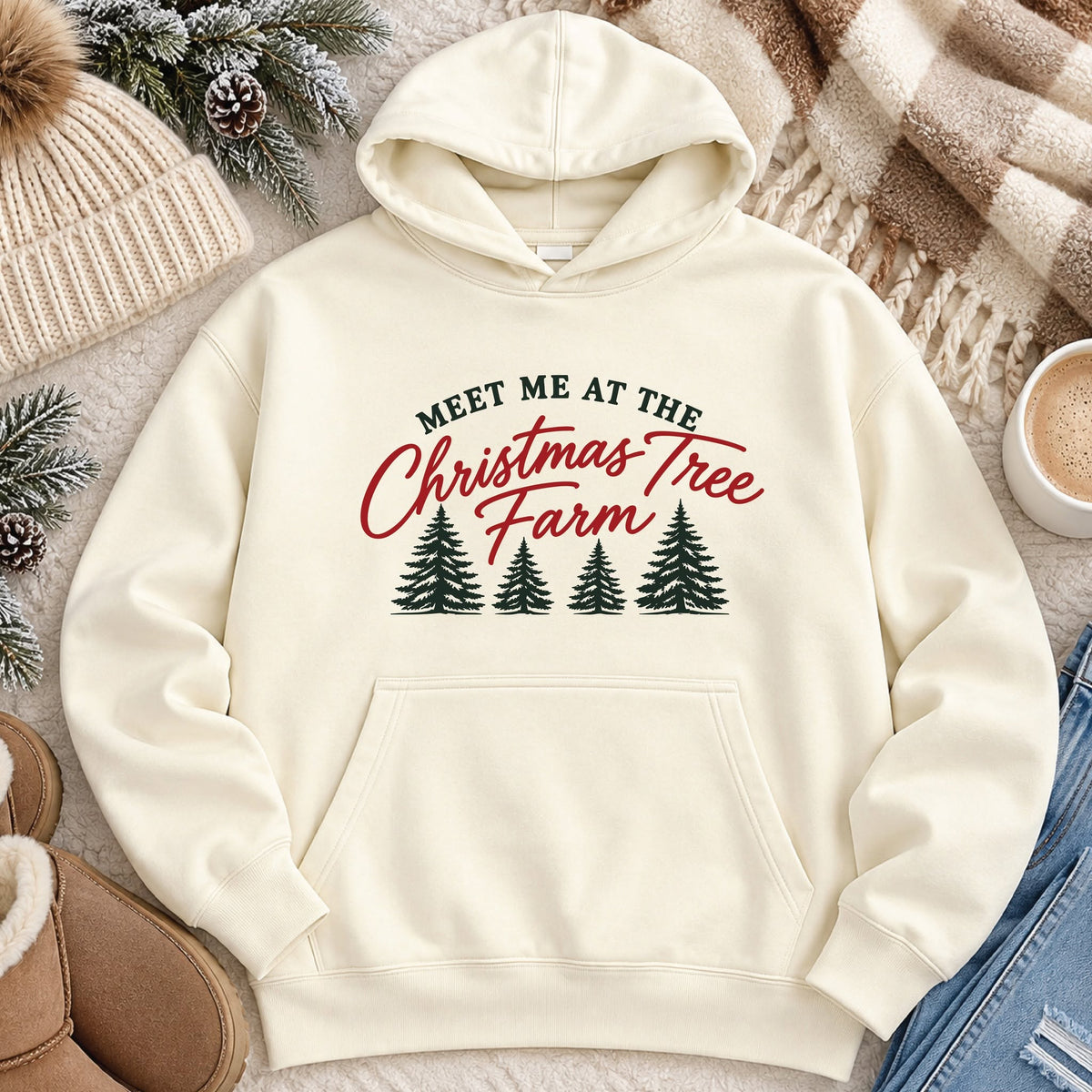 Meet me at the Christmas Tree Farm Hoodie | Pre-Order