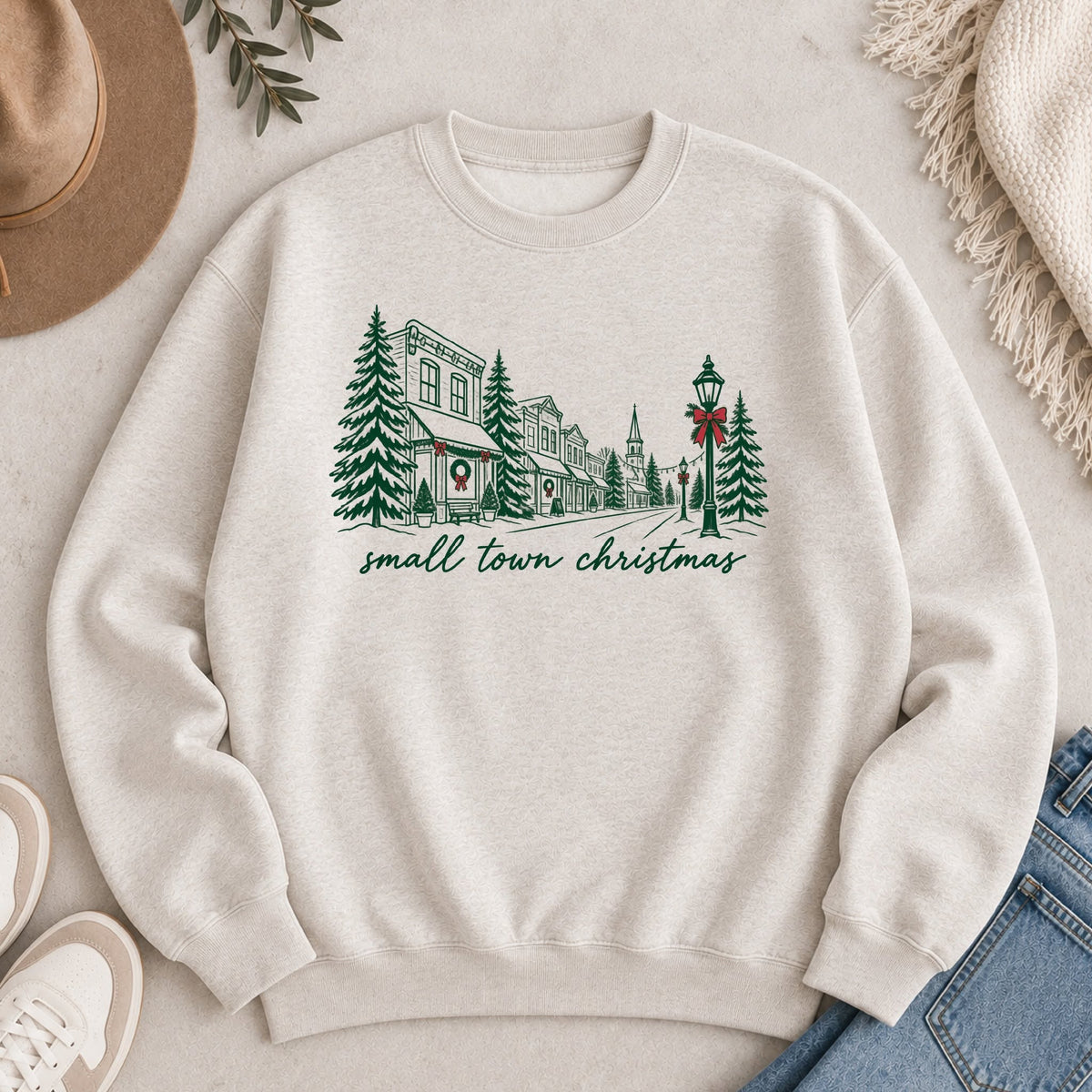 Small Town Christmas Crewneck | Pre-Order